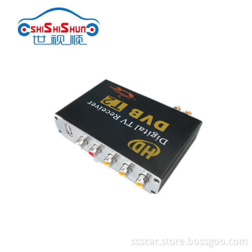 120~150km/H HD Car DVB-T2 TV Receiver for Thailand with 4 Video Output
